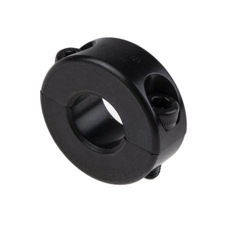 MSP-15-F Ruland Shaft Collar Two Piece Clamp Screw, Bore 15mm, OD 34mm, W 13mm, Carbon Steel