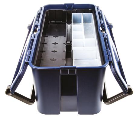 138468 Raaco Compact 20 Plastic Tool Box Removable Tote dimensions 475 x 240 x 190mm