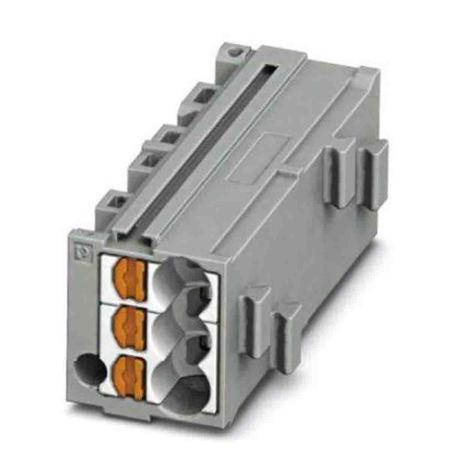 3270301 Phoenix Contact PTMC Series PTMC 1,5-3 /WH Pluggable Terminal Block, 17.5A, 14 → 26 AWG Wire, Push In Termination