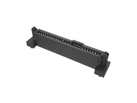 PSAS5F3130081TR Amphenol Communications Solutions Vertical Receptacle Edge Connector, 68-Contacts, 0.8 mm, 1.27 mm Pitch, 2-Row