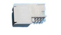 120943-6 TE Connectivity Z-PACK 2mm HM Series Right Angle Board Mount PCB Header, 8-Contact, 1-Row, 3mm Pitch, Press Fit,