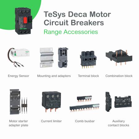 GV2ME10 Schneider Electric TeSys 690 V Motor Protection Circuit Breaker, 3P Channels, 4 → 6.3 A, 3 kA