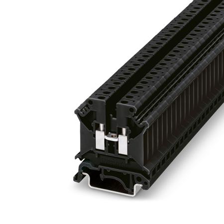711344 Phoenix Contact UK 5 N BK Series Feed Through Terminal Block, 4mm², 1-Level, Screw Termination