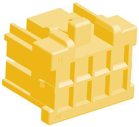 4-1971905-4 TE Connectivity Grace Inertia, 3.3mm Pitch, 8 Way, 2 Row Male Connector Housing