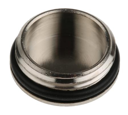 52103125 Lapp Black M20 Threaded Blanking Plug, Nickel Plated Brass, IP68