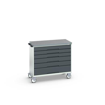 16927053.19 Bott, 6 Drawer Sheet Steel Floor Standing Cabinet, 1050 x 600 x 980mm