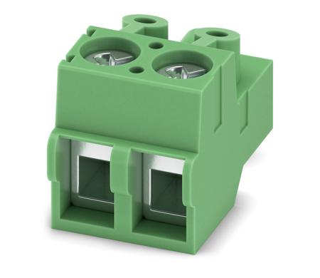 1935019 Phoenix Contact, 5mm Pitch, PT 1.5/ 2-PVH-5.0-A, 2 Way, Pluggable Terminal Block, Plug, Screw Termination,