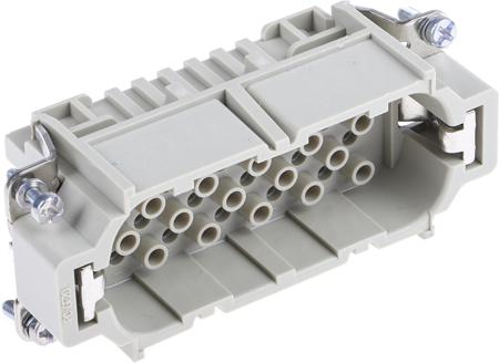 09210403001 HARTING Heavy Duty Power Connector Insert, 10A, Male, Han D Series, 41 Contacts