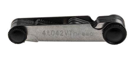 683-0743 RS Pro, 30 Blades Thread Pitch Gauge, Imperial thread type, 4 to 42 TPI, 4 → 42 mm