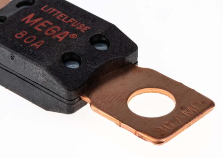 0298080-ZXEH Littelfuse 80A Red Bolt Down Automotive Blade Fuse, 32V dc