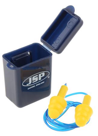 AEE110-060-200 JSP Yellow Reusable Corded Ear Plugs, 26dB Rated, 1 Pairs