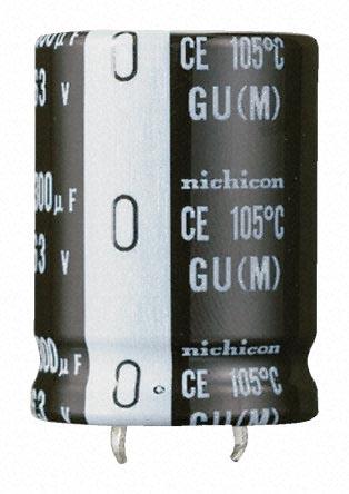 LGU2D681MELB Nichicon 680μF Aluminium Electrolytic Capacitor 200V dc, Snap-In -