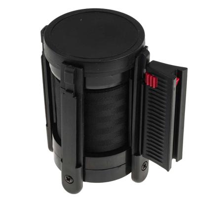 829-9090 2.8m Black Nylon/Polyester Barrier & Stanchion Tape Cassette