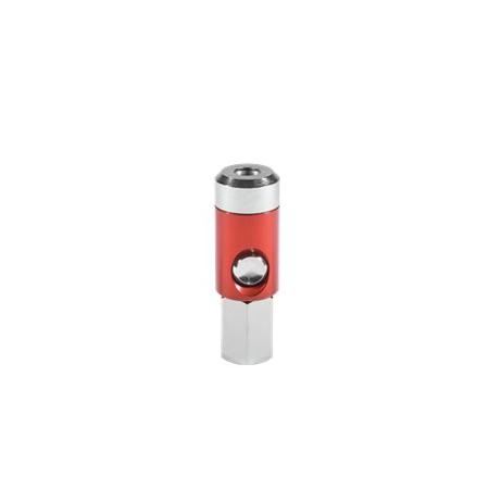 325-512 RS PRO Aluminium, Brass, Steel Female Pneumatic Quick Connect Coupling, G 1/2 Female Threaded