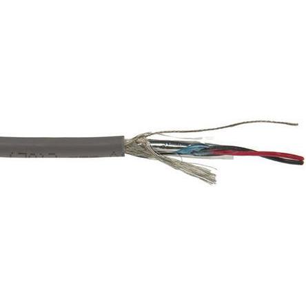 86202CY SL005 Alpha Wire Xtra-Guard Flex Series Multicore Industrial Cable, 2 Cores, 0.2 mm², Screened, 24 AWG, 30m, Tinned Copper