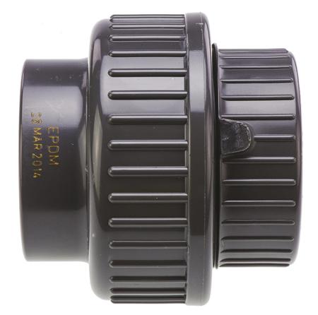 721511109 Georg Fischer Straight PVC-U Union, 1-1/4in x 1-1/4in, L.71mm