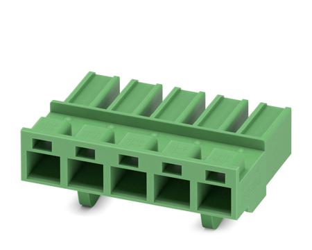 1840162 Phoenix Contact, 7.62mm Pitch, 5 Way, Pluggable Terminal Block, Plug,