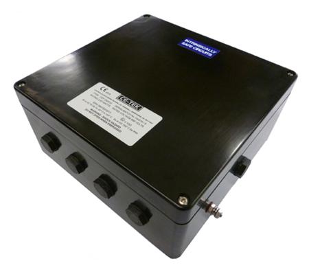 CEP252512PAI CE-TEK CEP Series Black Polyester Junction Box, IP66, 40 Terminals, ATEX, 250 x 120 x 255mm