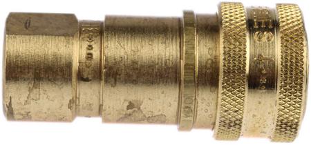 BH2-60-BSPP Parker , Brass Female Hydraulic Quick Connect Coupling, 1/4 in