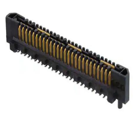 QRM8-026-02.0-L-D-A-1 Samtec Edge Mount PCB Socket, 52-Contact, 2-Row, 0.8mm Pitch