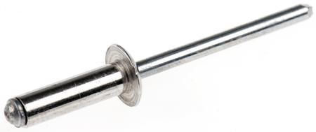 TAPD614BS 16.5mm Plain Aluminium Alloy Blind Rivet, 4.8mm diameter, 9.5 → 11.1 mm Thickness