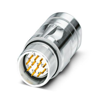 1244048 Phoenix Contact Connector, 12 Contacts, Cable Mount, M23 Connector, Plug, Male, IP67, CA Series