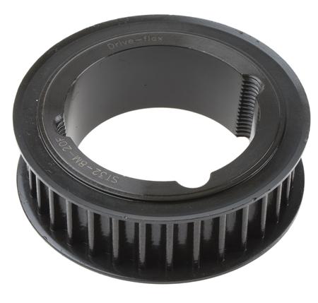 HTD PULLEY 8X20X32 RS PRO Timing Belt Pulley, Steel 20mm Belt Width x 8mm Pitch, 32 Tooth