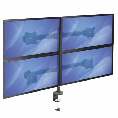 ARMQUAD StarTech.com, Max 27in Monitor, 4 Supported Display(s) With Extension Arm