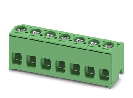 1755635 Phoenix Contact, 5mm Pitch, PT 1.5/ 7-PH-5.0, 7 Way, Pluggable Terminal Block, Plug, Screw Termination,