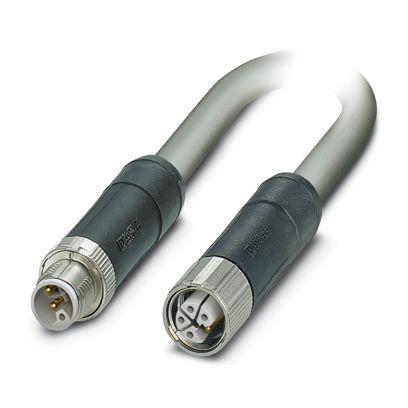 1249427 Phoenix Contact 12494, Power, 5m 5 Core, Grey Polyurethane PUR Power Cable +80°C
