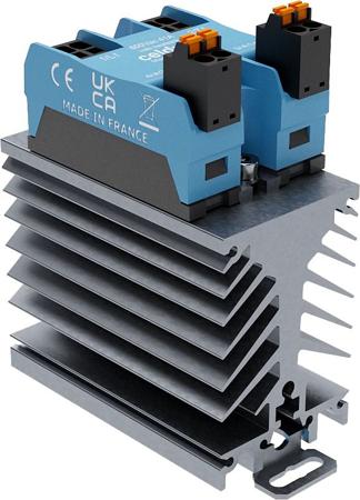 SOR943440-HE-WF151 Celduc SOR9 Series Solid State Relay, 28 A Load, DIN Rail Mount, 280 V ac Load, 32 Vdc Control