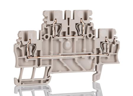 1791100000 Weidmuller  Z Series Beige, 1.5mm², Double-Level, Clamp Termination