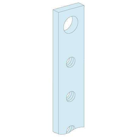 LVS04163 Schneider Electric LVS Series Busbar Accessories for Use with Enclosure, 1000 x 32 x 5mm