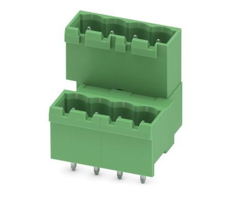 1845808 Phoenix Contact, 5.0mm Pitch, MDSTBVA 2.5/ 4-G, 4 Way, Pluggable Terminal Block, Header, Solder Termination,