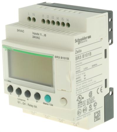 479-6171 Schneider Electric Zelio Logic Series Logic Module, 24 V ac Supply, Relay Output, 6-Input, Discrete Input
