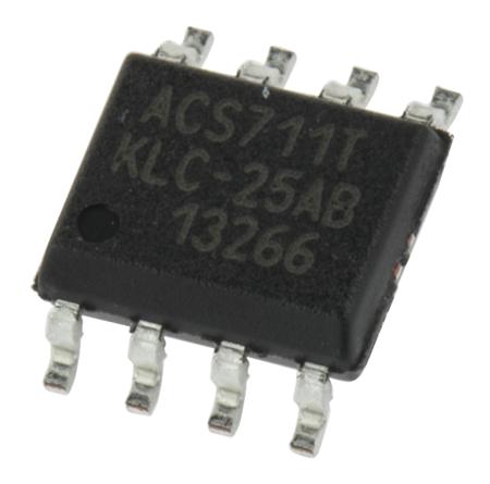 ACS711KLCTR-25AB-T Allegro Microsystems Surface Hall Effect Sensor 3 V 5.5 V, SOIC, 8-Pin