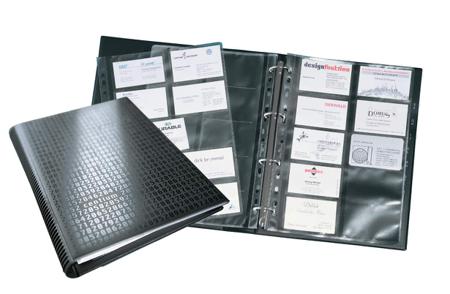 2409-01 Durable Black Business Card Wallet
