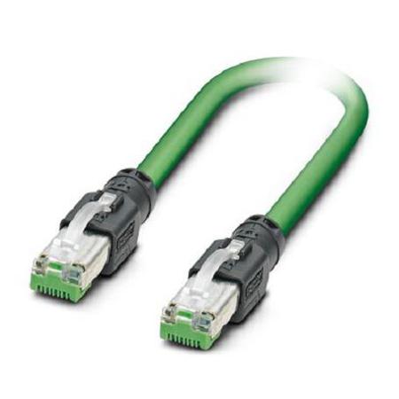 1406406 Phoenix Contact Patch Cable, Shielded Shield, Green, 12.5m