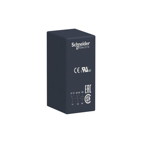 RSB2A080U7 Schneider Electric Plug In Interface Relay, 8A Load Current, DPDT