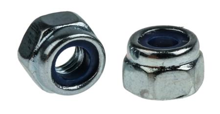 264-6420 RS PRO, Bright Zinc Plated Steel Hex Nut, DIN 982, M5