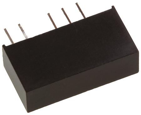 RB-1212D Recom RB 1W Isolated DC-DC Converter Through Hole, Vin 10.8 → 13.2 V dc, Vout ±12V dc, I/O isolation 500V ac