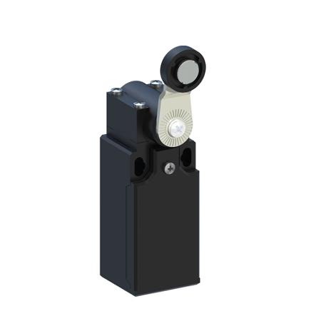 136-227 RS PRO Roller Lever Limit Switch, 1NO/1NC, IP65, Thermoplastic Housing, 400V ac Max, 10A Max