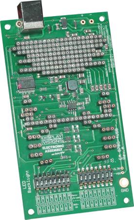 EA 9780-4USB Display Visions , Test Board USB for PC (Windows) LCD Accessory for EA DOG series