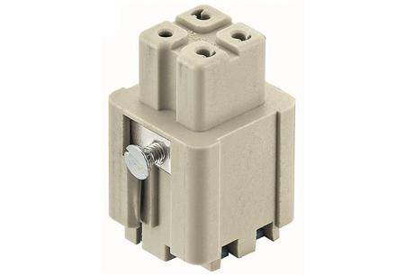 09200032734 HARTING Heavy Duty Power Connector Insert, 10A, Female, Han A Series, 3 Contacts