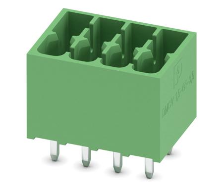 1053837 Phoenix Contact, 3.5mm Pitch, DMCV 1.5, 4 Way, Pluggable Terminal Block, Header, Plug-In,