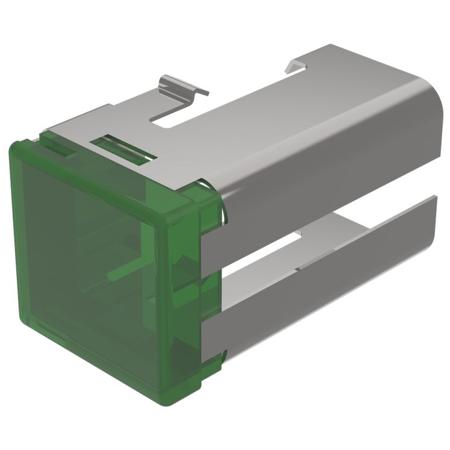 03-921.5 Indicator Lens Rectangle Style, Green, 19 Long