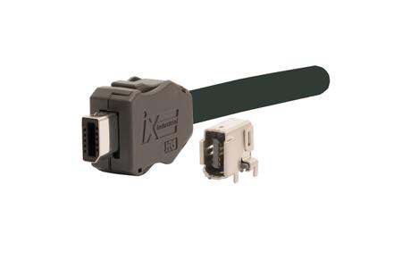 IX80G-A-10P Hirose, IX Surface Mount Vertical Mini I/O Connector Female, 10 Way, Shielded