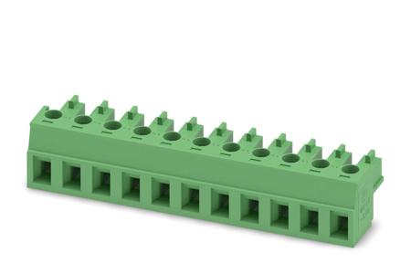 1836163 Phoenix Contact, 5.08mm Pitch, MC 1.5/11-ST-5.08, 11 Way, , Pluggable Terminal Block, Plug, Cable Mount, Screw