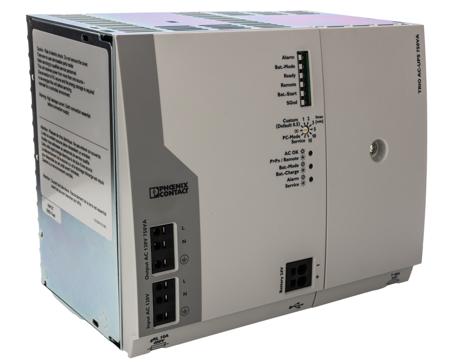 2905908 Phoenix Contact 120V Input DIN Rail Uninterruptible Power Supply, 750VA (600W), TRIO-UPS