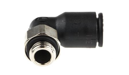 3199-08-10 Legris 3199 08 10, Pneumatic Elbow Threaded-to-Tube Adapter, G 1/8 Male, Push In 8 mm